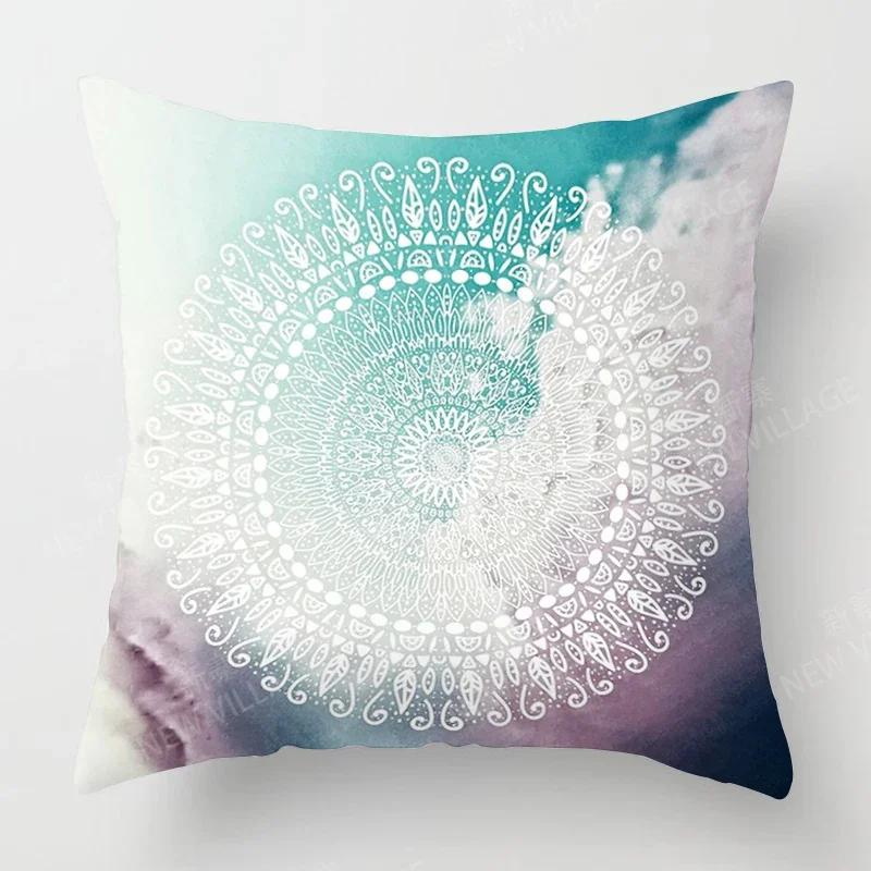 Осенний декор для дома осенняя гостиная наволочка для подушки диван бохо Чехол для подушки мандала 45x45см 45*45 50x50 60x60см 40*40 40x40см