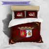 Braga FC Printed 3PCS Bedding Set Breathable Duvet Cover with Pillowcases Decorative Bed Linen for Bedroom Home