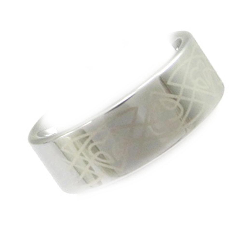 Металлическое серое кольцо из вольфрама 'High Tech'