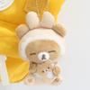 Rilakkuma Cute Rabbit Plush Pendant Soft Fluffy Mini Doll Keychain Lovely Cartoon Stuffed Charm For Backpack