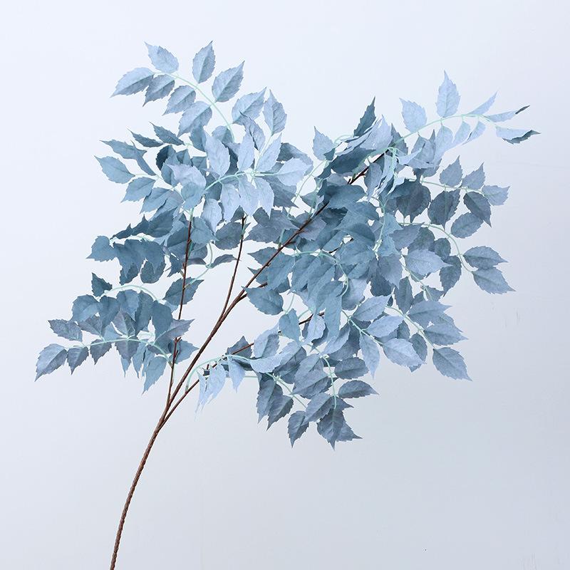 Simulation leaf bundle Lingxiao leaf wedding simulation flower ceiling road guide scene with flowers simulation green plants