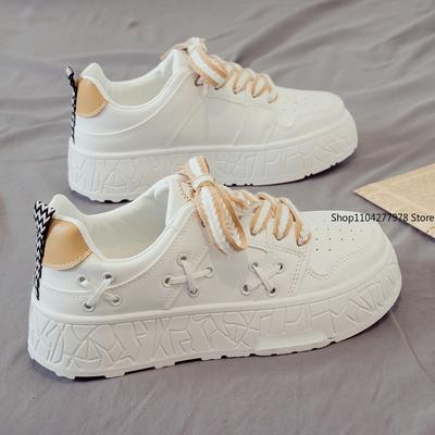 Модные женские летние туфли на платформе, модные удобные сетчатые кроссовки со шнуровкой, универсальная женская обувь для ходьбы, повседневная обувь для женщин