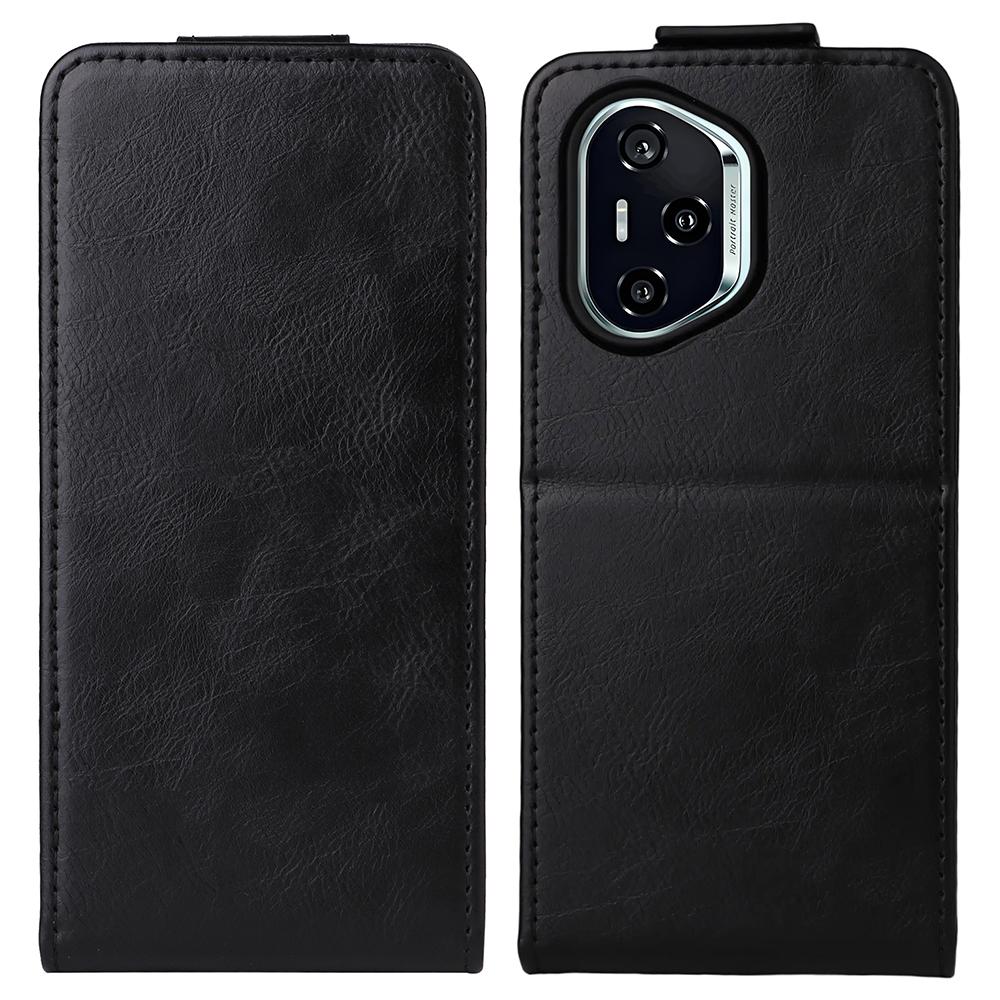 For Honor 400 Stand Case Magnetic Clasp Vertical Flip Leather Phone Cover with Card Holder