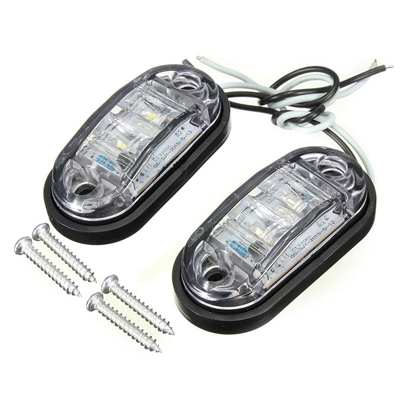 Предупреждающий свет светодиодный диодный фонарь овальный светодиодный боковой габаритный фонарь 12 В 24 В аксессуары для грузовиков