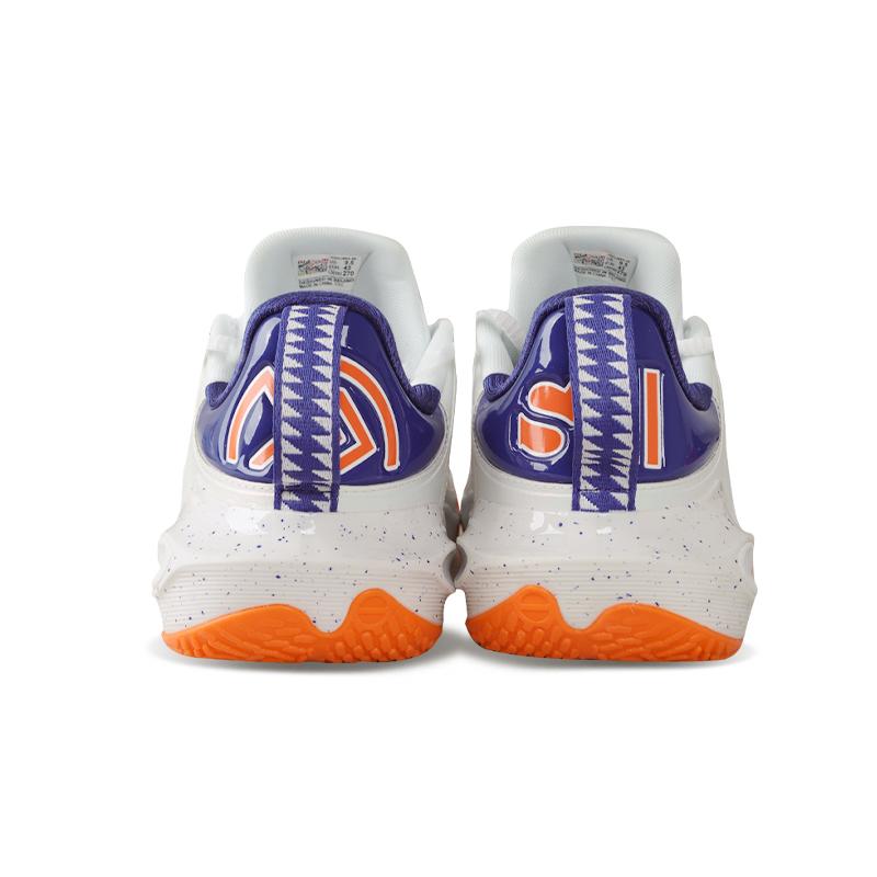 Мужские баскетбольные кроссовки Li Ning Flash Attack 11 CBA Shanghai Team PE Edition Белые Оранжевые ABAU053-29