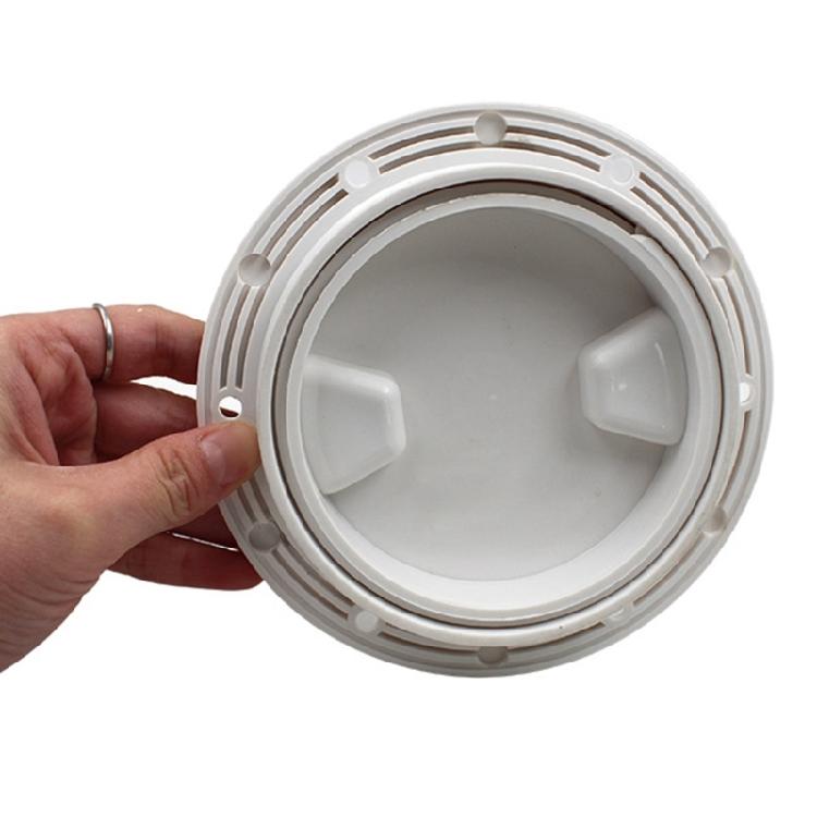 4/6/8 Inch ABS Twist Out Plate Water Tight Seal Boat Deck Inspection HatchTwist Screw Out Deck Plate Simple Installation