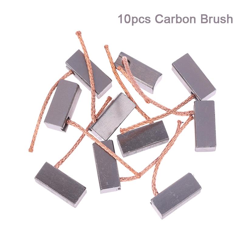 10Pcs Motor Carbon Brush For Automobile Heater Blower Fan Air-Blower Replacement Tools 8*9*20Mm