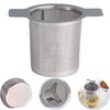 Stainless Steel Tea Strainers Double Handle Tea Ladle Infuser Loose Leaf Tea Infusers Multi-function Residue Filter Kitchen Tool