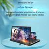 Ultra Clear Mobile Phone Screen Magnifier with Pull-out Vertical & Horizontal Projection, Eye Protection, and Tablet-style Stand