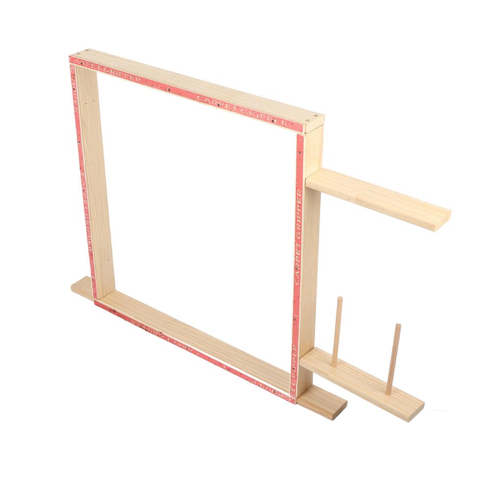 Tufting Frame Wooden Carpet Weaving Gun Frame DIY Crafts Table Stand Frame Tapestry Making Tool