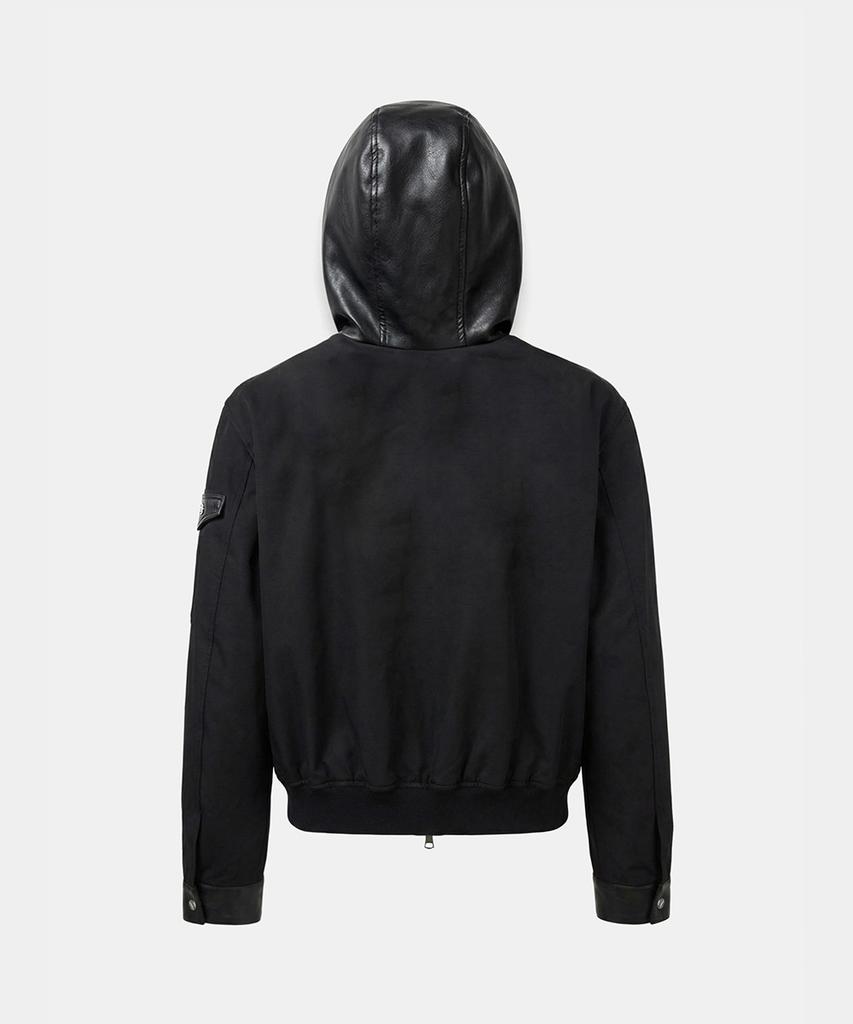 Badblood Viper 91 Contrast Hooded Blouson - Black