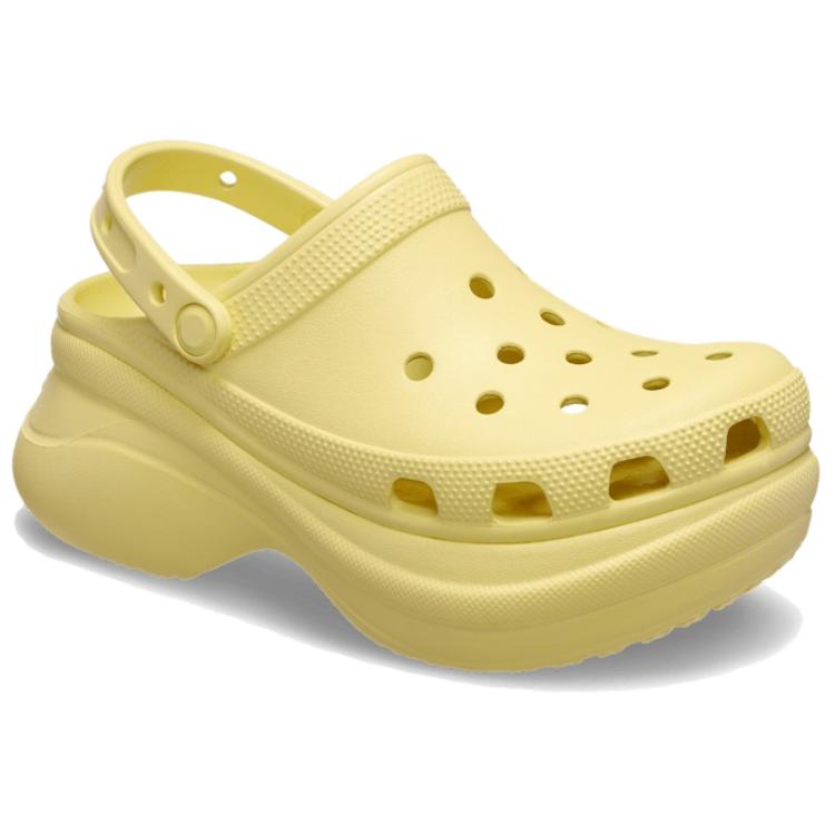 Crocs Bae Сабо Классические Женские Желтые Удобные Универсальные На Платформе Дышащие Уличные Сабо 206302-78R