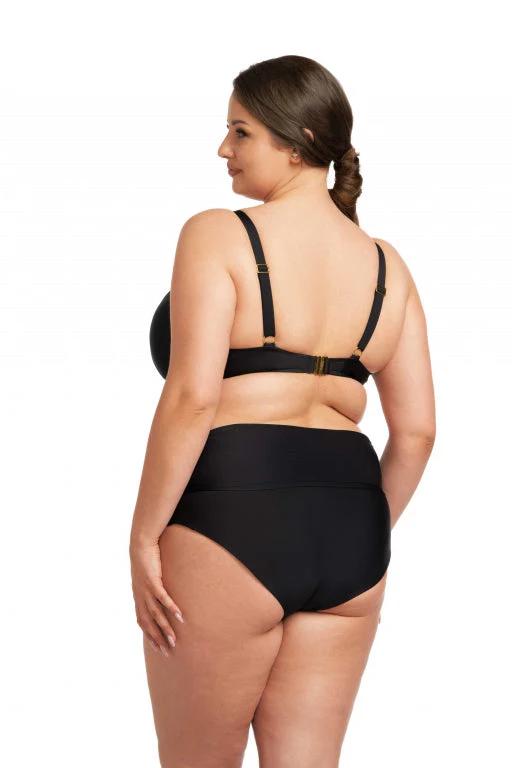 Biustonosz Modelujący Kąpielowy Miękki Elba Soft czarny Nessa
