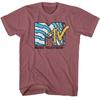 Музыкальная футболка MTV 80-х Мужская Телевидение Новый Логотип Молния Новый SM - 2XL Унисекс Футболка