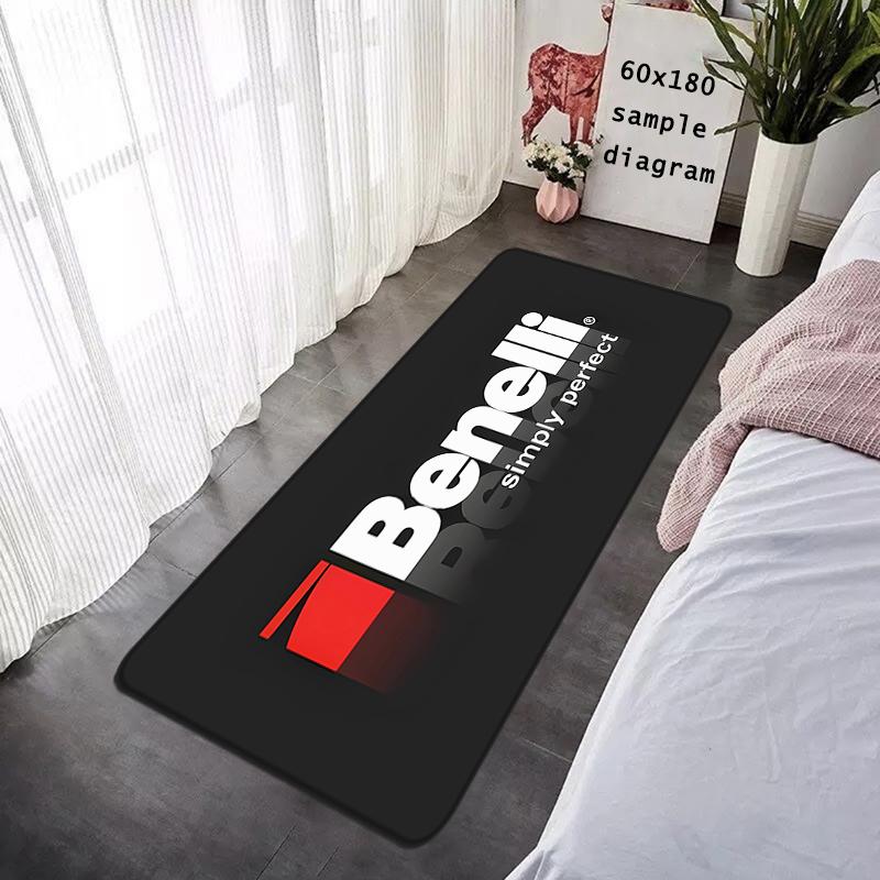 Коврик для пола Benelli Коврик для двери Нескользящий коврик для ног для прихожей Кухонный ковер Спальня Прикроватные коврики Багажник автомобиля Домашний декор