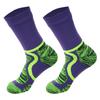 Unisex Mid Calf Ski Socks, Nylon Breathable Sweat Absorbent Winter Sports Socks for Men Women, 168N Terry Knit Thermal Socks