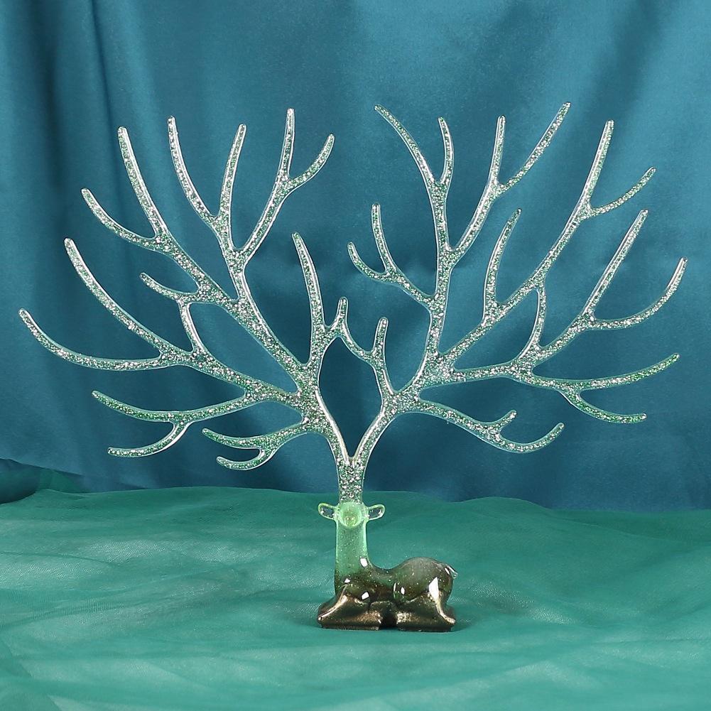 DIY кристалл падение гель силиконовые оленьи рога филиал силиконовые формы набор может DIY настольный орнамент плесень