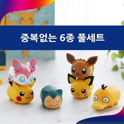 Пок?mon Набор из 6 фигурок, 1 комплект корейских игрушек