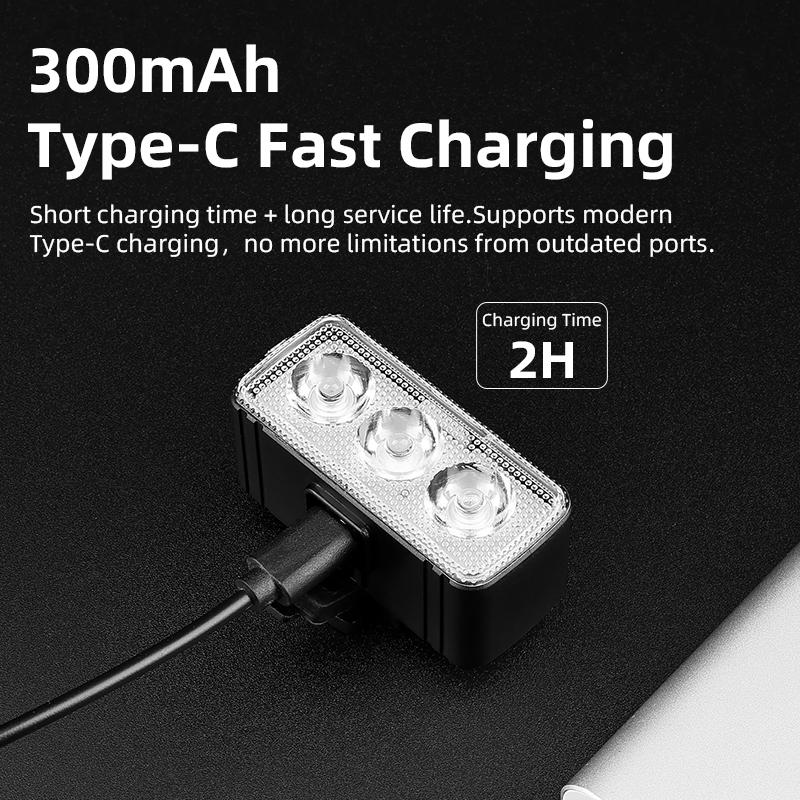 Набор велосипедных фонарей USB-зарядка Передний задний велосипедный фара задний фонарь Водонепроницаемый Для MTB Дорожного велосипеда Велосипедные аксессуары для безопасности