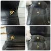 CHANEL Chain Wallet   Chain Shoulder Bag   Enamel  Black, CC Logo