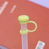 Straw Covers Cap Reusable Silicone Straw Toppers Compatible with Cup Spill Leak Stopper Splash Dust Proof Straws Cover