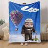 1pc, Up Home Decor Balloon House Blanket Outdoor Throw for Couch, Bedroom, Living Room, Travel, Camping