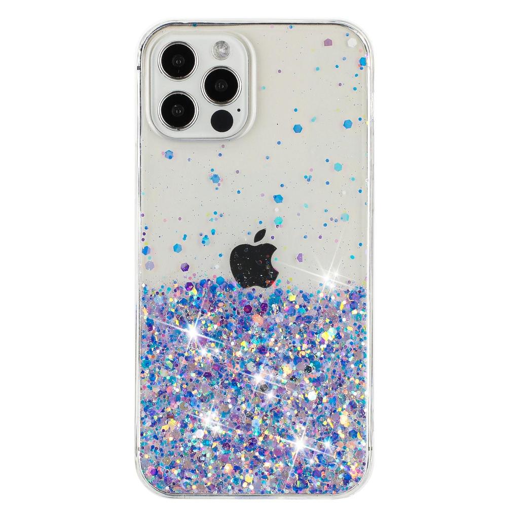 Ночной Свет Светящийся Цвет Звезды Блестки Сияющий Блеск Прозрачный Бампер Чехол Для Телефона Для iPhone 15 14 Pro Max Samsung Galaxy Силиконовый ТПУ Задняя Крышка