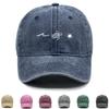Кепка-Snapback с принтом 'Черепаха и волны', унисекс, спортивная, всесезонная, регулируемая. Идеально подходит для уличного стиля.