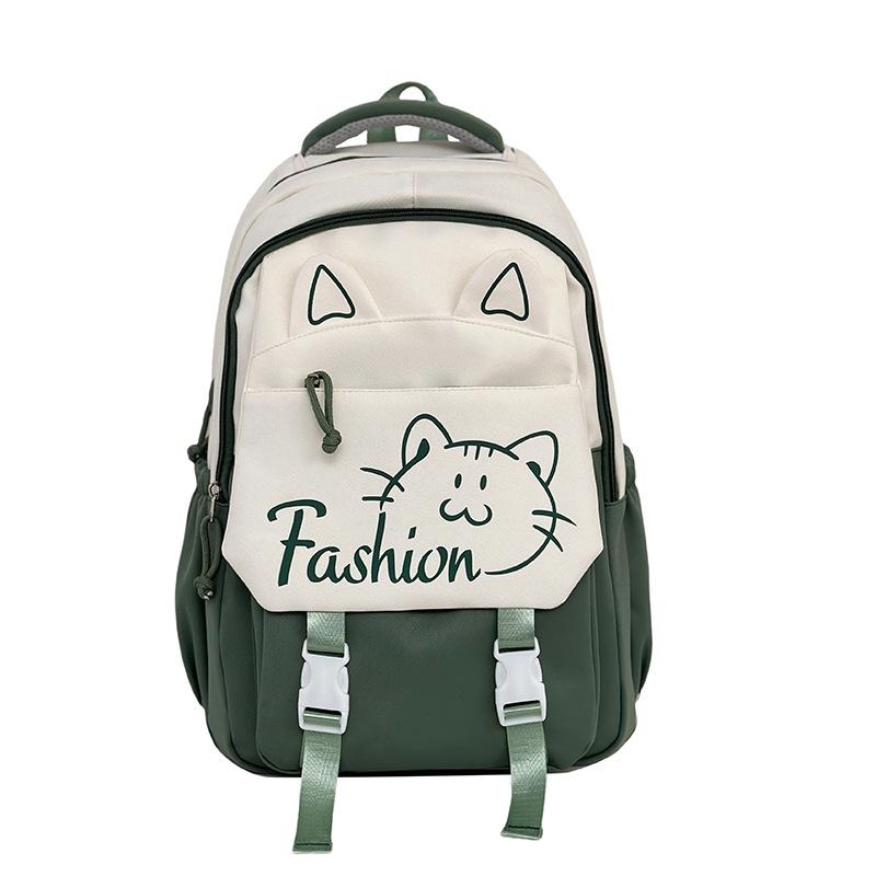 School Bag For Female Junior High School Students, Large-Capacity Simple Korean Backpack To Reduce The Burden, Grade 6 Backpack For Primary School