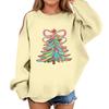 Children's Fashionable Casual Long-sleeved Loose Christmas Print Pullover Sweatshirt