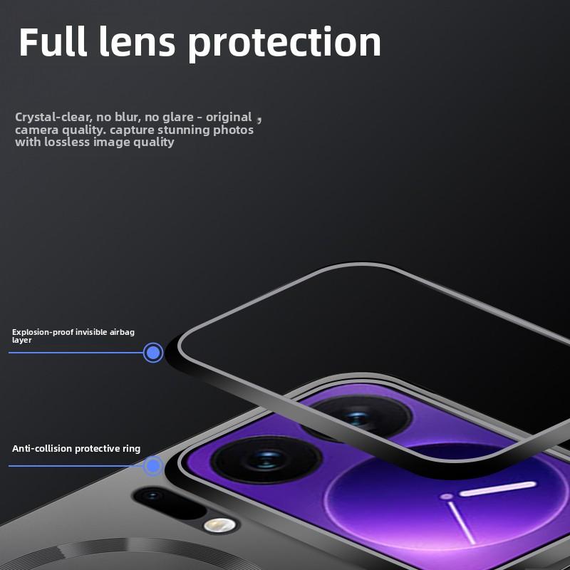 Для Xiaomi Mi 17 Pro Max Чехол Жесткий Металлический теплоотвод Магнитный Беспроводная зарядка Защитная задняя крышка для xiaomi 17 Pro Корпус