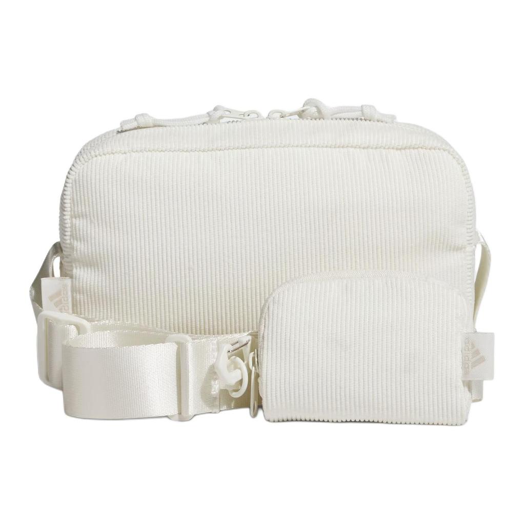 New Adidas Recycled Polyester Polyester Crossbody Bag Shoulder Bag Mini Unisex Jade White JF1191