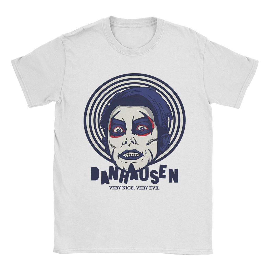 Danhausen Thinghausen Cotton TShirt For Couple Vintage TShirts Round Neck Harajuku Tee Shirt Oversize Pattern Clothing