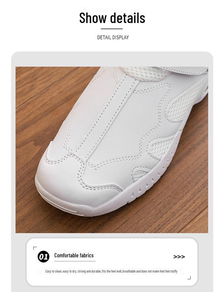 Women's Size 49 Soft Sole Breathable Non-Slip Flat Medical Nurse Shoes - Comfortable, Deodorizing, and Cross-Border Usage