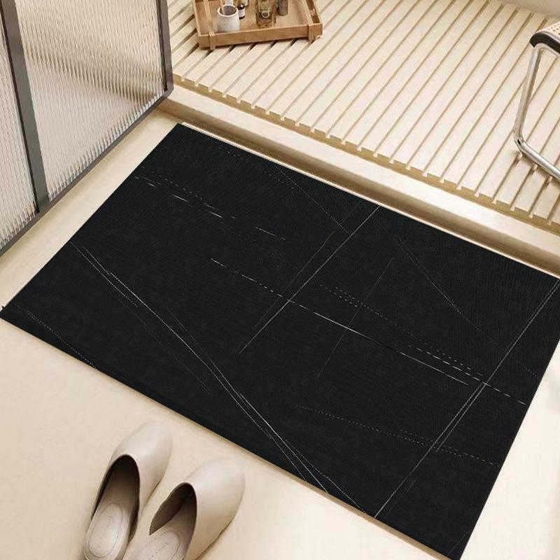 Мягкий коврик для пола в ванной из диатомовой грязи, впитывающий коврик, коврик для ног в туалете, нескользящий быстросохнущий коврик для туалетной двери