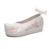 Embroidered Shoes, Ancient Hanfu Shoes, Single Shoes, Retro Upturned Shoes, Inner Height Increase