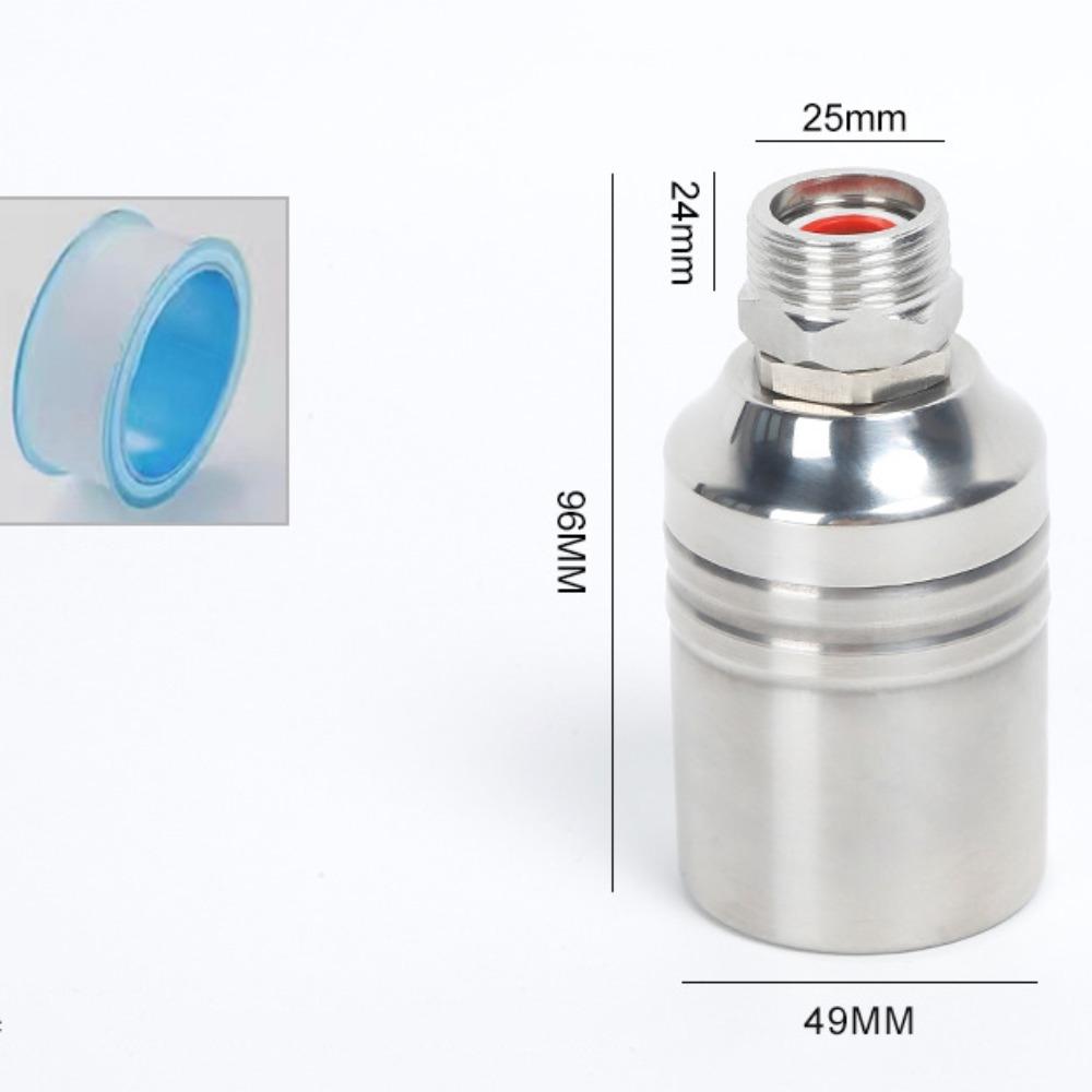 Stainless Steel Floating Ball Valve Silver 1/2"3/4"1" Water Tower Shutoff Valve Automatic Water Level Controller