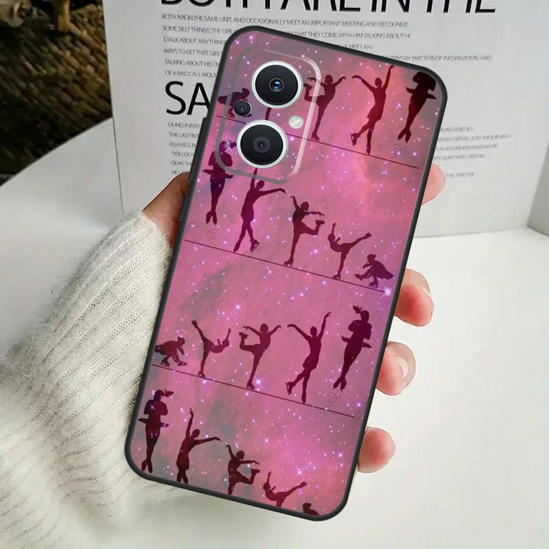 Figure Skating Dance Sport Case For OPPO Reno 8 7 6 5 4 Lite 8T 5Z 4Z 10 11F OPPO Find X5 X6 Pro X2 Neo X3 Lite Cover