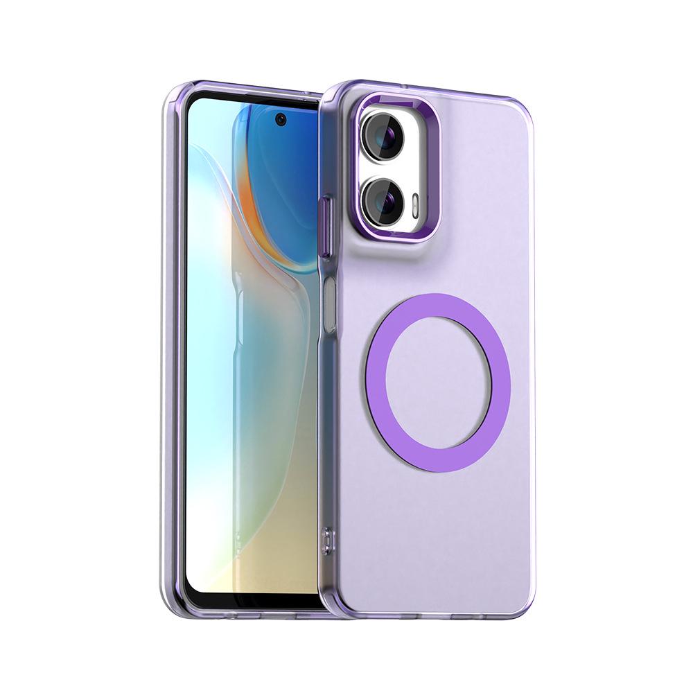 Матовый магнитный чехол для телефона Motorola MOTO Edge 60 Fusion & G86, Совместим с s50 & G56 (трансграничная версия).