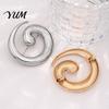 Geometric Spiral Brooch Minimalist Pin, Art Badge for Men Pin Women, Decorative Alloy Coats Suits Sweaters Scarves Modern Jewelry