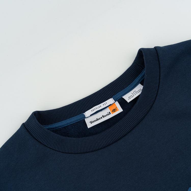 Timberland Outdoor Casual Fleece Lined Sweatshirt Men Tops Deep-Sapphire-Blue A43Y5433