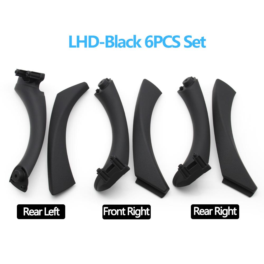 6PCS Set LHD RHD Front Rear Left Right Interior Passenger Door Pull Handle For BMW 3 Series E90 E91 316i 318i 320 325 328i