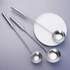 Kitchen Stainless Soup Dishes Steel Long Handle Cooking Ladle Spoon Utensils