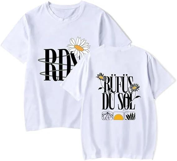Футболка Rufus Du Sol RDS Мерч для Унисекс и Женщин Повседневные Фанские Футболки Топы с Коротким Рукавом