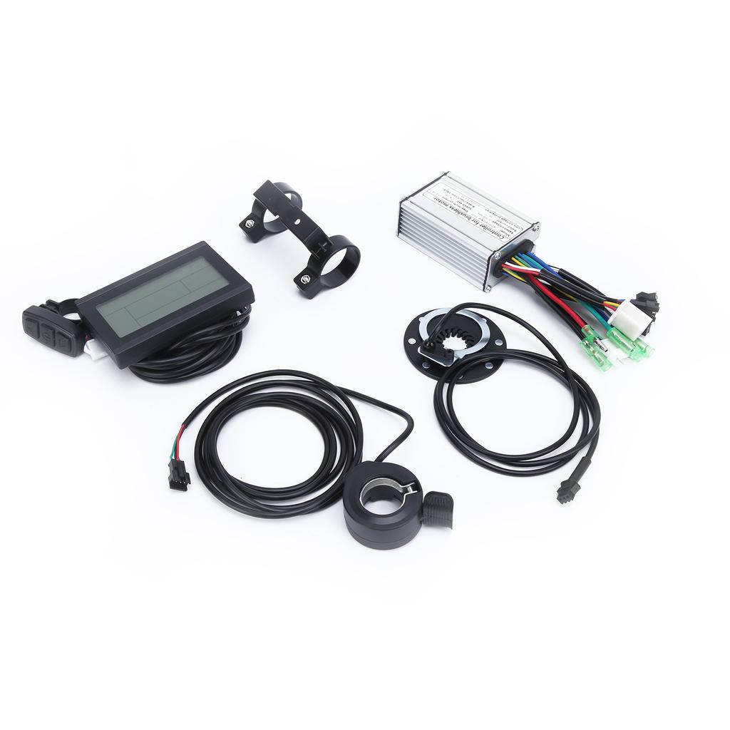 36V 48V 250W Electric Motor Brushless 7A Controller Kit with KTLCD3 Display Panel Sensor Throttle for Electric Bike