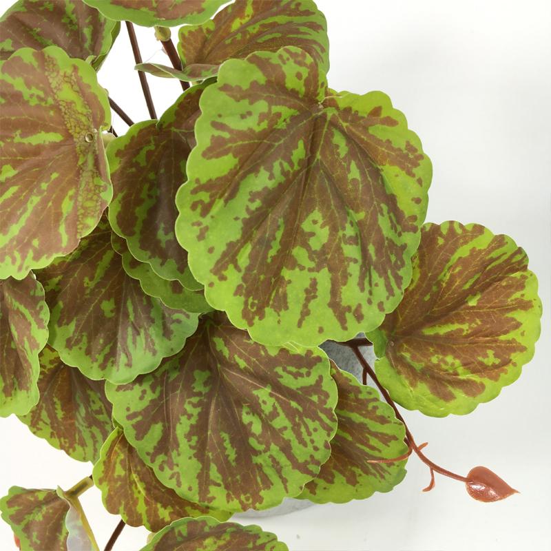 26 см зеленая трава в горшках, искусственные растения, виноградная лоза, подвесной павлин, черепаха, задний лист, бегония