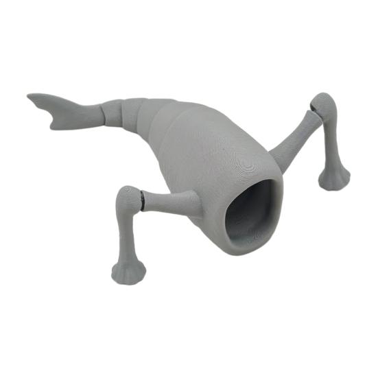 3D Printed Sea Creature Toy Deep Sea Animal Figurine with Movable Joints Articulated Mythical Ocean Predator Model Decoration Ocean Lovers Gift