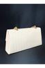 Women's Stylish and Useful Shoulder Bag Women's Cream Color Chain Strap Shoulder Bag