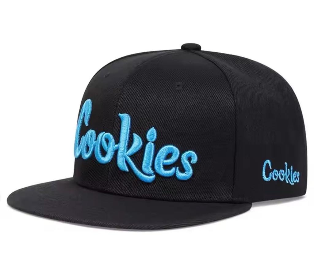 Sproutsy Men's Flat Visor Cap, Outdoor Casual, Cookies (JP, Number Size, 58.0 Cm, Black)