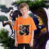 Kimetsu no Yaiba Obanai Iguro Anime Print Boys Cotton T Shirt Kids Cartoon Tee Comfortable Daily Wear Childrens Clothing